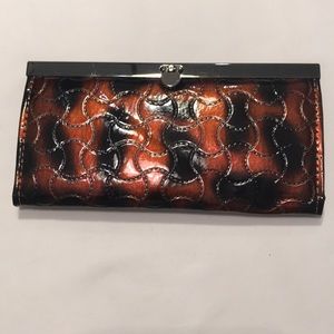 Patent Leather Wallet And Organizer